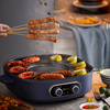 Bear Parrilla eléctrica 2 en 1 para olla caliente