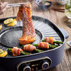 Bear Parrilla eléctrica 2 en 1 para olla caliente
