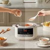 2.5L Multifuncional de estofado elétrico de porcelana blanca