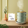 Olla eléctrica de vapor para alimentos de 3 niveles