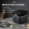 Bear Olla arrocera de 4 litros