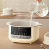 2.5L Multifuncional de estofado elétrico de porcelana blanca
